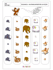 okul öncesi büyük küçük kavramı